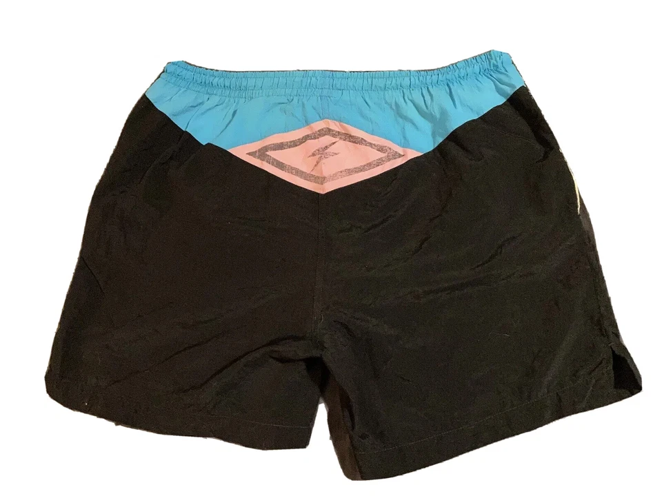 Pantalones Cortos De Colección Años 80-90 Lightning Bolt Para Hombre Talla Grande Colores Brillantes Foto 1 de 4