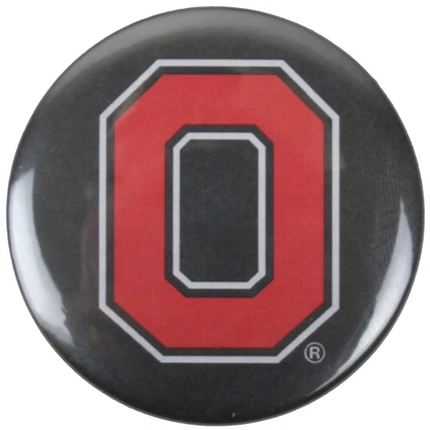 Ohio State Buckeyes Button Magnet - Black Cover