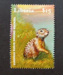 RECENT SQUIRREL VF MNH LIBERIA K2 - Picture 1 of 1