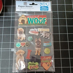 PEGATINA ÁLBUM DE RECORTES Perro Cachorro Veterinario Refugio Rescate Pug Setter Laboratorio Pastor Alemán  - Imagen 1 de 2