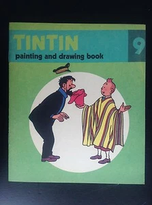 Album Cahier à colorier Tintin 1976 version anglaise Methuen ETAT NEUF - Bild 1 von 2