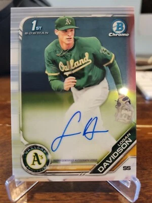 2019 BOWMAN CHROME LOGAN DAVIDSON  AUTO  - Image 1 of 2