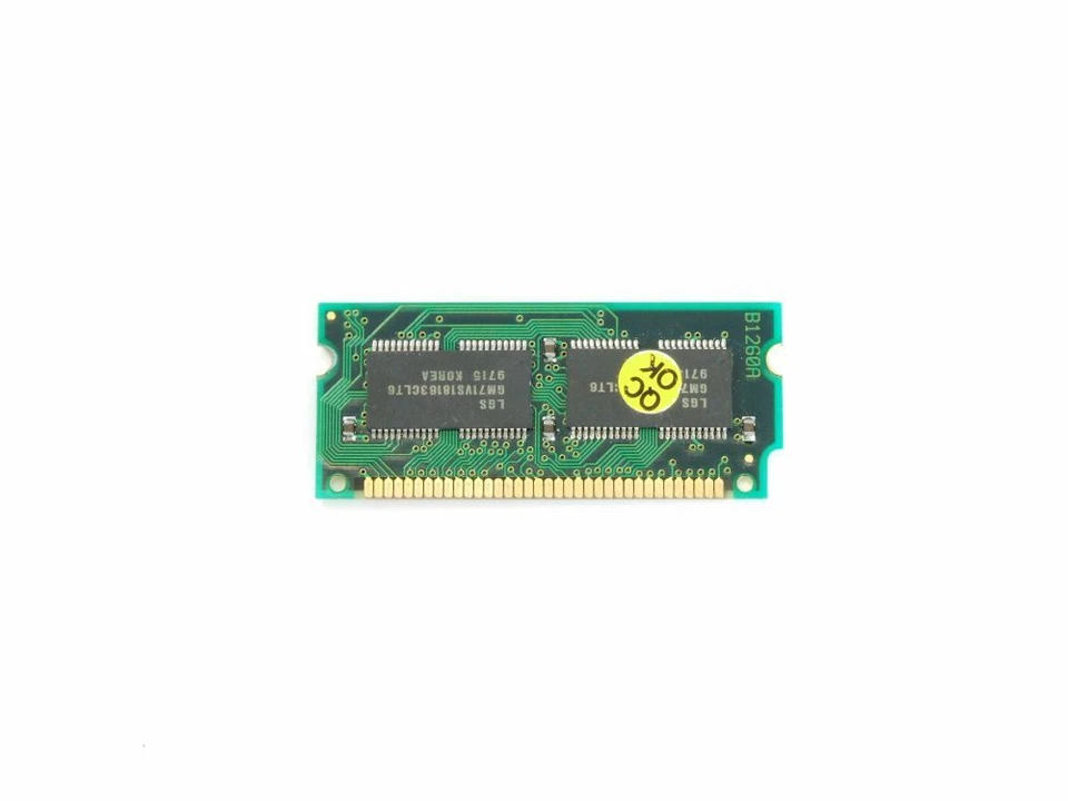 4MB Fast Page RAM 5V 60ns 72-Pin Single-Sided Dimm Notebook Memory Card - Image 1 of 1