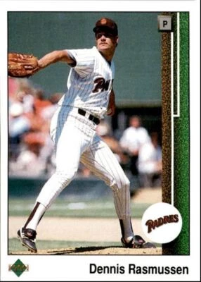 1989 Upper Deck Dennis Rasmussen ` San Diego Padres #645 - Image 1 of 2