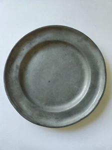 Zinnteller aus dem Jahr 1780 Gravur JCK Rückseite gepunzt - Bild 1 von 4