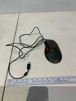 Microsoft Trackball Optical USB Mouse X05-87475 **TESTED WORKING AS IS** - Image 1 of 3