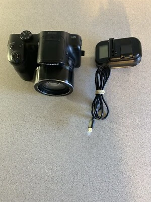 Цифровая камера Samsung WB1100F 16,2 Мп CCD Smart WiFi NFC - черная - хорошее состояние - Изображение 1 из 4