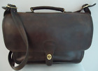 COACH Vintage Metropolitan Leather Messenger Brief Case Computer Bag Made In USA