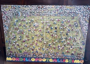 HEYE MORDILLO 1981 MORDILLOFOOTBALLISSIMO Puzzle 1500 pezzi Vintage - Foto 1 di 4