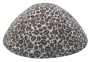 Kaffeebohnen Kippa - 100% Baumwolle - jüdisches Geschenk - Bild 1 von 1