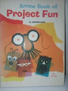 Arrow Book of Project Fun TW 658 By Leonore Klein Vintage 1968 illustrated - Picture 1 of 11