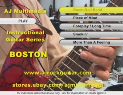 Custom Guitar Lessons,  Learn Boston  - DVD Video - Image 1 of 4