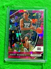 ROBERT WOODARD PRIZM PINK ICE ROOKIE CARD JERSEY #12 MISSISSIPPI RC KINGS 2020 