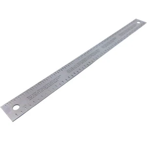 1 x Stainless Steel String Spacing Ruler Tool For Guitar Bass 330MM ×28MM ×0.5MM - Picture 1 of 5