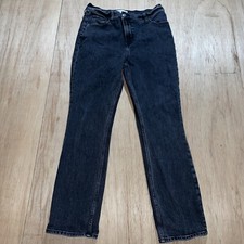 Abercrombie & Fitch Harper Super Skinny Faded Black Distressed Jeans size 29/8R