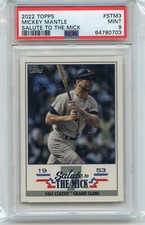 2022 Topps Series 2 Salute to The Mick Mickey Mantle  #STM-3 PSA 9