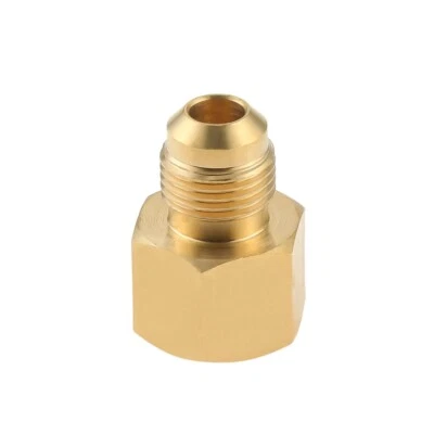 3/8" Male Flare by 1/2" Female Npt Pipe Adapter Coupling For Fuel Gas Fire Pits - Image 1 of 4