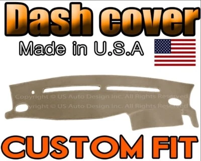 Fits 1995-2011  Mercury Grand Marquis  DASH COVER MAT DASHBOARD PAD / BEIGE - Image 1 of 4