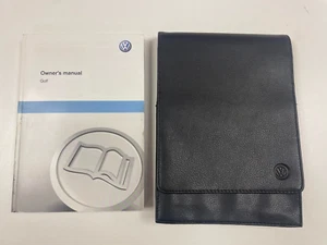 VW GOLF OWNERS MANUAL AND WALLET 2012-2016 **FREE POSTAGE** VOLKSWAGEN - Picture 1 of 1
