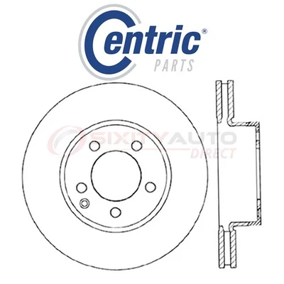 Centric C-TEK Disc Brake Rotor for 2010-2016 Mercedes-Benz C250 1.8L 2.0L oo Foto 1 de 4