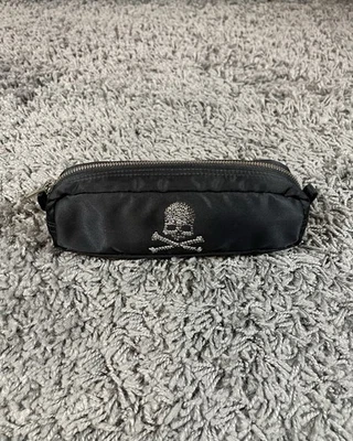 Mastermind Japan X Porter X Swarovski Skull Logo Crystal Utility Zip Pouch Bag - Image 1 of 4