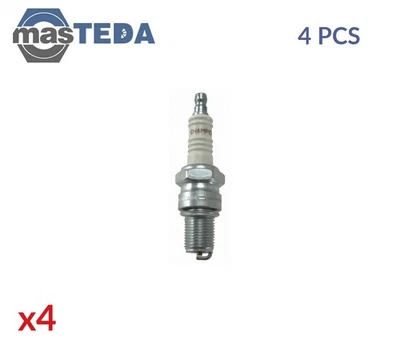 OE079/T10 ENGINE SPARK PLUG SET PLUGS CHAMPION 4PCS FOR FIAT 850 0.8 0.8L - Image 1 of 4