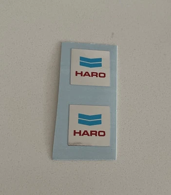 Old School BMX Freestyle 1986 Haro MASTER/HORQUILLA DEPORTIVA soporte clavija calcomanías adhesivas Foto 1 de 2