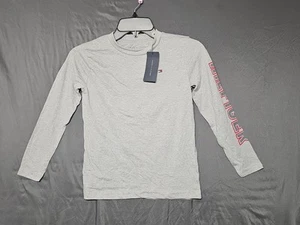 Tommy Hilfiger Langarm-T-Shirt Jungen grau/rot - Größe 6 - #153 - Bild 1 von 6