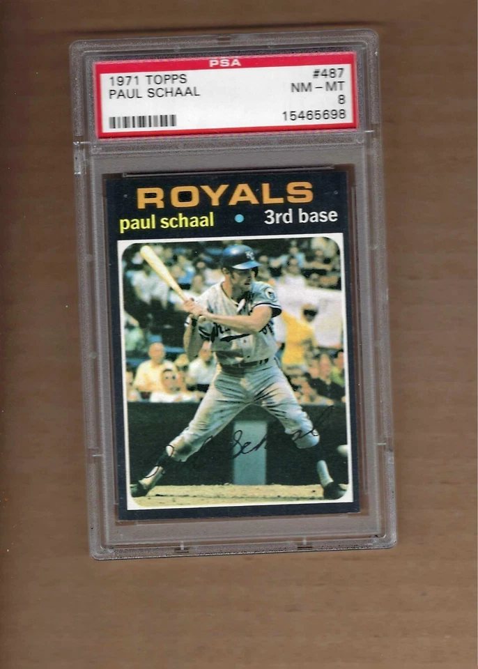 Topps Paul Schaal 1971 # 487 PSA 8 Foto 1 de 1