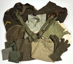 Conjunto de Uniforme de Lana del Ejército Holandés De Colección - Artillería Antiaérea Años 50 Completo - Imagen 1 de 8