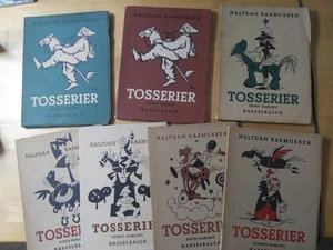 Tosserier, 1-7, by Halfdan Rasmussen. Pbk. 1952-1957. Plus, Skoven, HB, 1954. - Picture 1 of 24