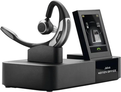 JABRA MOTION OFFICE AURICULARES BLUETOOTH CON BASE PANTALLA TÁCTIL | NEGRO | NUEVO Foto 1 de 3