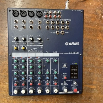 Yamaha MG102c 10-Channel Analog Mixing Console with Power Cord - Image 1 of 4
