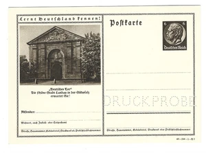 Deutsches Reich Ganzsache P 236 Landau  DD40-150-1-B7  DRUCKPROBE ** - Picture 1 of 1