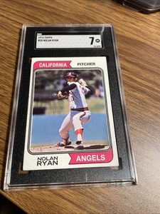 1974 TOPPS #20 NOLAN RYAN ANGELS HOF SGC 7 New Slab - Picture 1 of 2