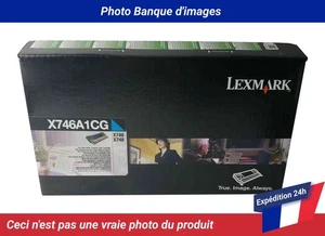 X746A1CG Lexmark X748de Cartouche de toner Cyan - Afbeelding 1 van 4
