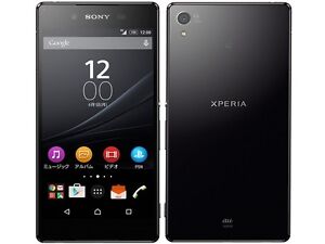 AU KDDI SONY SOV31 XPERIA Z4 ANDROID PHONE SMARTPHONE UNLOCKED JAPAN BLACK NEW