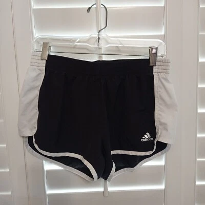 Pantalones cortos Adidas tejidos para mujer talla M blanco y negro Foto 1 de 4