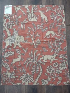 Brunschwig & Fils French Fabric Tiger Lily Print Textile Sample France New Rare - Picture 1 of 7