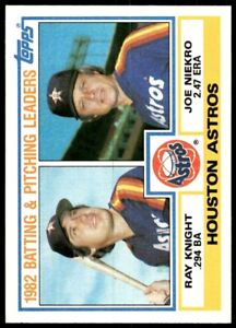 1983 Topps #441 Astros Leaders Ray Knight / Joe Niekro