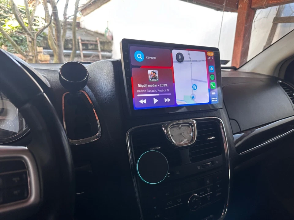 for Chrysler Town & Country 2008-2016 Radio 10.1" GPS Navigation Apple CarPlay Foto 1 de 4