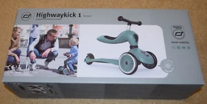 NEW Highwaykick 1 Children's Adjustable Sit/Stand 2 in 1 Scooter (Forest) - Picture 1 of 2
