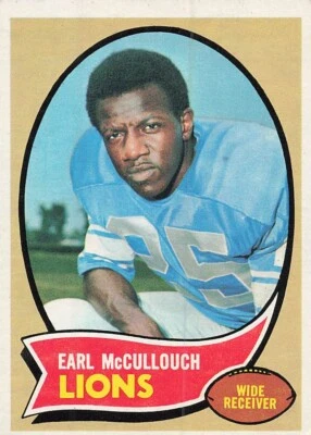 EARL McCULLOUCH 1970 TOPPS FOOTBALL #195 - Image 1 of 2