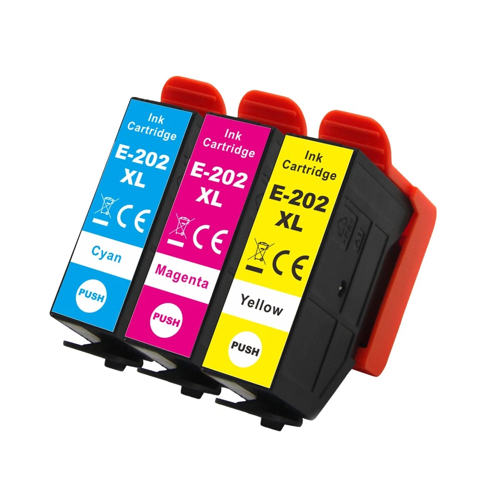 GO INKS 3 cartucce inchiostro stampante C/M/Y XL per Epson Expression Photo XP-6005 & XP-6105