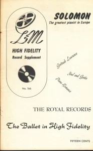 tk-Broschüre/Katalog-Klassik-L&M HiFi Supplement # 166-1950er - Bild 1 von 1