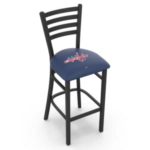 NHL - L004 - 25" Wrinkle Washington Capitals Stationary Counter Stool Black - Picture 1 of 3
