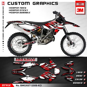 Kungfu Graphics Motorcycle Complete Custom Sticker Kit for BMW G450X 2007-2012 - Picture 1 of 18