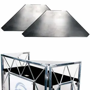 Pair of Equinox DJ Pro Aluminium Corner Shelf for Truss Booth or Event Table - Picture 1 of 2