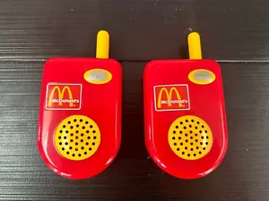 Radio walkie-talkie McDonald's Drive-thru con clip funciona necesita baterías - Imagen 1 de 2
