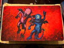 YUGIOH CUSTOM PLAYMAT DELINQUENT DUO STITCHED EDGES FREE SHIPPING